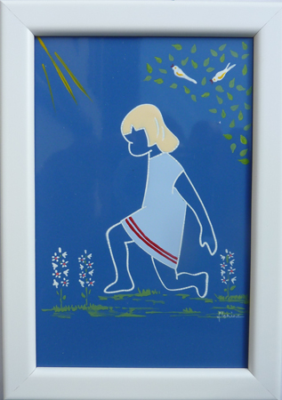 Plaquette Saint Patron Sainte Florine : Jeune homme